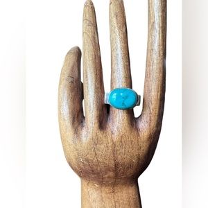 VTG retired Silpada turquoise ring